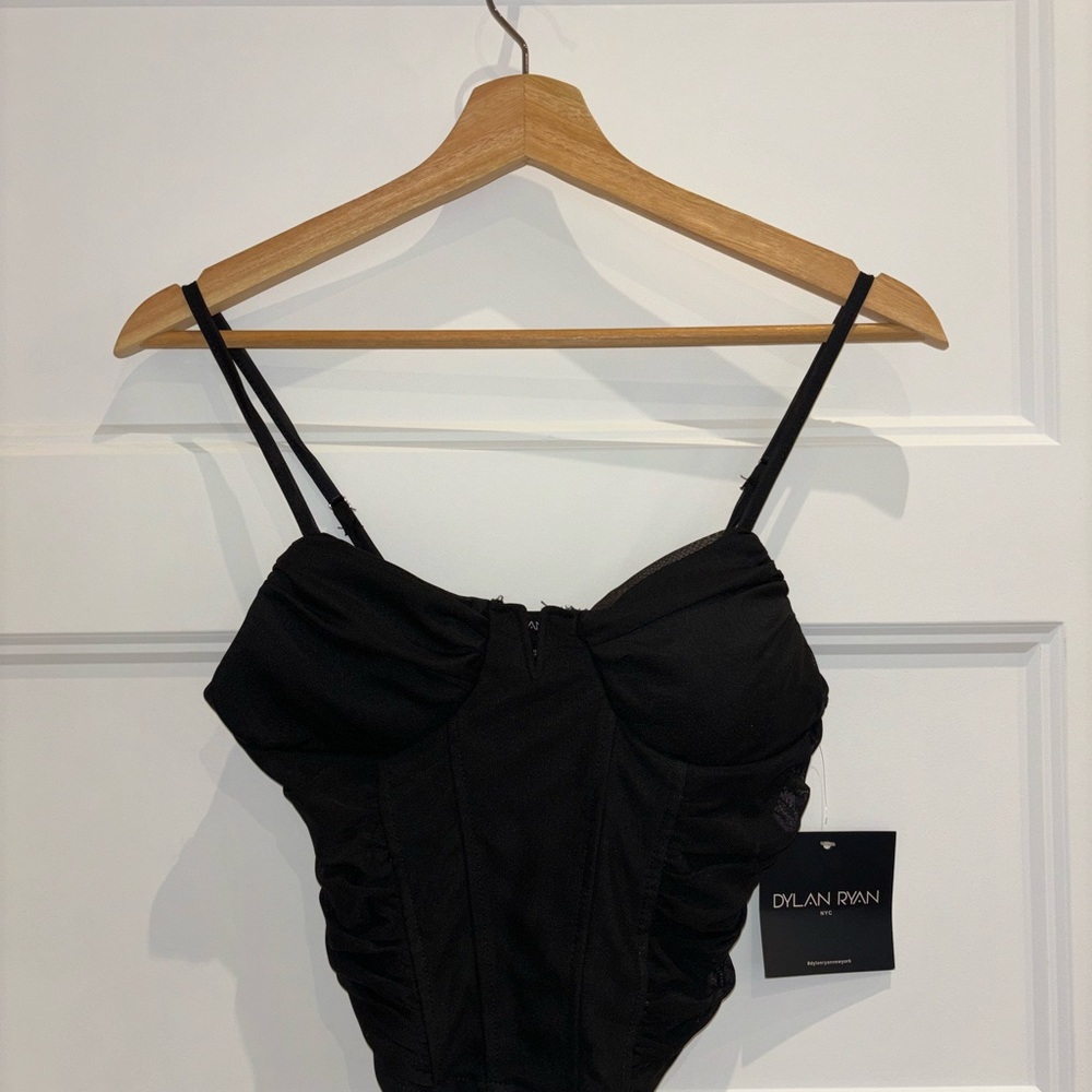 Black Going Out Top NWT